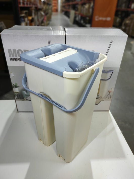Fregona 2 en 1 con Cubo Inteligente – Lava y Seca sin Ensuciarte