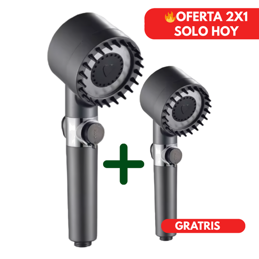 DuchaSpa® – Cabezal Masajeador y Purificador (¡OFERTA 2x1 por tiempo limitado!)