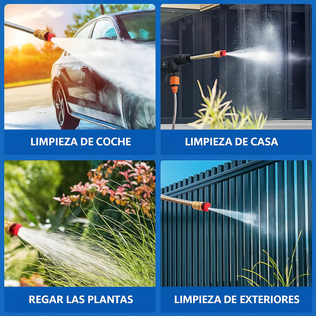 PowerWash™ – Limpia Coches, Patios y Más sin Enchufes