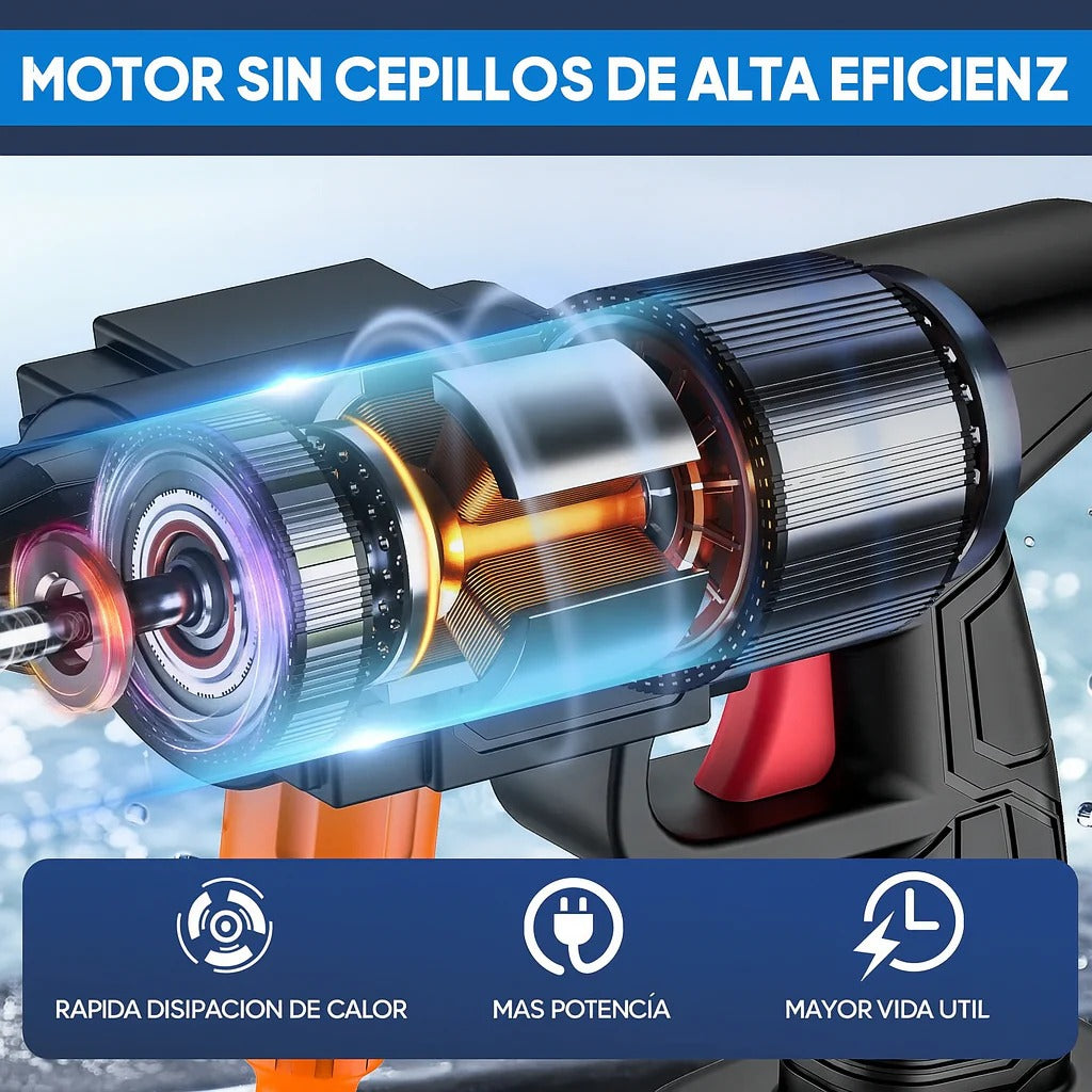 PowerWash™ – Limpia Coches, Patios y Más sin Enchufes