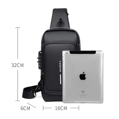 Mochila Antirrobo USB con Cerradura – SlimSafe Pro