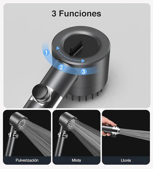 DuchaSpa® – Cabezal Masajeador y Purificador (¡OFERTA 2x1 por tiempo limitado!)